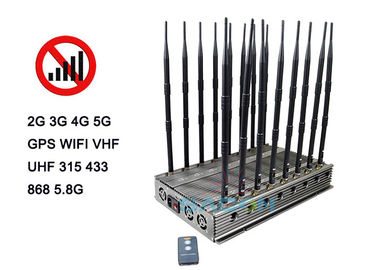 100w パワーフル 5G信号妨害器 WiFi 2.4G 5.2G 5.8G 2G 3G 4G 範囲 80m