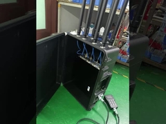 8バンド マンパック ドローン信号妨害器 400W バックパック UAV ポータブルアンチ ドローン妨害器