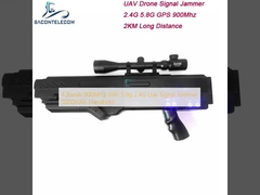 4バンド 900MHz WiFi 5.8g 2.4G UAV信号ジャマー 5000mAh ハンドヘルド