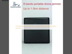 8チャンネル 1.5km距離 ポータブル FPV UAV ドローン信号妨害装置
