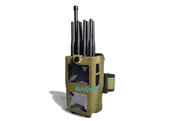 手持ちの5.8G 高性能携帯電話信号妨害器 8バンドと4700mAhバッテリー