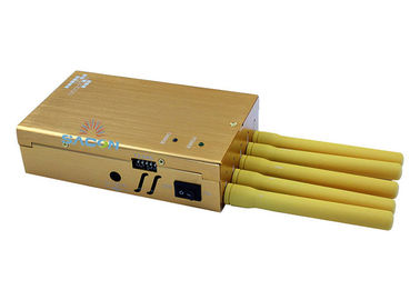 黄色色 5 アンテナ 3G 4G 信号妨害器 ブロック GPS WiFi 追跡防止