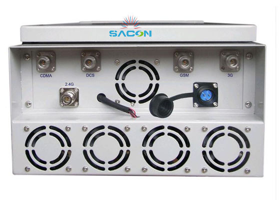 800W 高出力 8チャンネル 防水シグナルジャマー 携帯電話ジャマー (刑務所用)