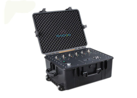 300W 高出力 6バンド VHF UHF マンパックジャマー (VSWR保護機能付き、トランシーバー用)