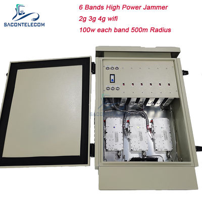 600W 防水屋外爆弾ジャマー 5G 5.2G 5.8G 信号ブロック用 600m 半径