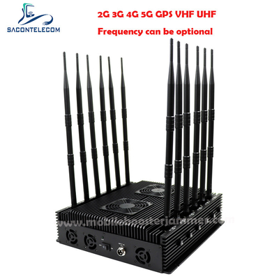 室内 2.4G 5.8G ブルーツepo_Latn WiFi 信号 ジャマー 12 アンテナ 80w DCS PCS