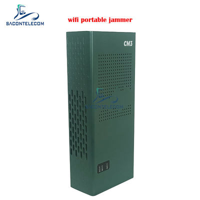 ポータブルWiFi信号ジャマーブロッカー 3チャンネル (2.4G, 5.2G, 5.8G) 10-15m 範囲