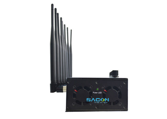 8 アンテナ 20W 調節可能な出力信号ジャマー 3G 4G WiFi GPS 向け携帯電話ブロッカー