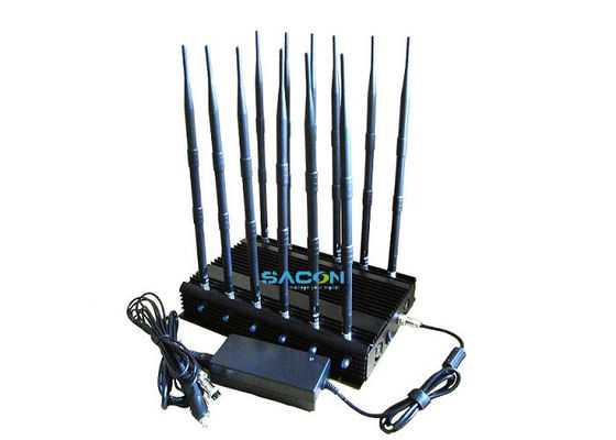 30W 高出力 12バンド 携帯電話・無線信号妨害装置 50m 範囲