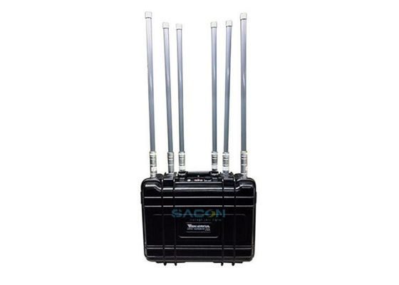 90W ハイパワー バックパックジャマー 6チャンネル ポータブル IEDジャマー (部隊・SWATチーム向け)