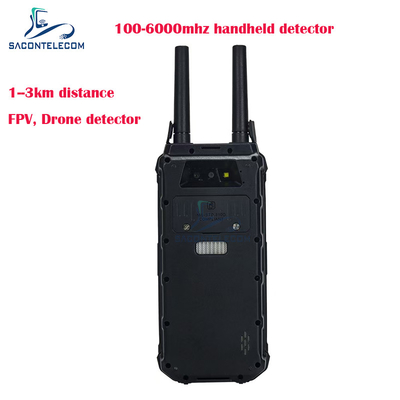 H2L 1.5Km範囲 ハンドヘルドドローンロケータ 100-6Ghz ポータブルFPVドローン検出器