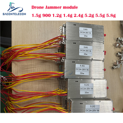 30WのWiFiアンチドローンジャマーモジュール 5.8G UAV ドローンジャマー パワーアンプ