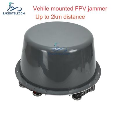 400-6GHz 400ワット 全方向性 360° 車載ドローン信号妨害装置 UAVジャマー