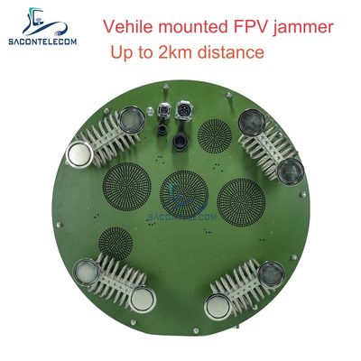 400-6GHz 400ワット 全方向性 360° 車載ドローン信号妨害装置 UAVジャマー