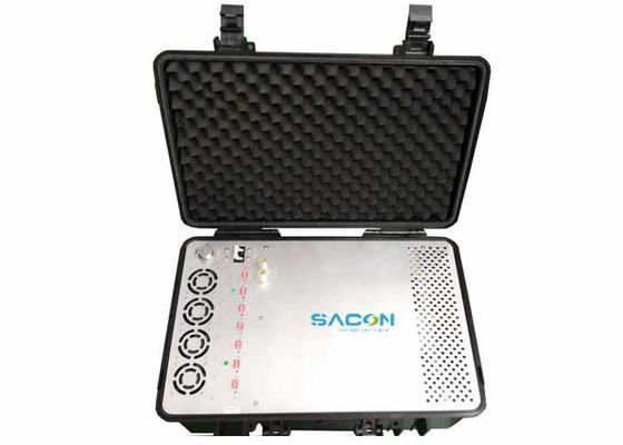 350W 7チャンネルマンパックジャマー（グラスファイバーアンテナ付き、3G 4G GPS信号ブロック用）