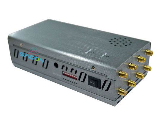 8W 高性能 GPS ジャマーと 8 バンドと 30m の範囲の携帯電話ブロッカー