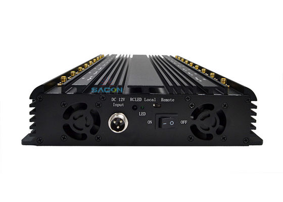 18バンド信号妨害器 5つの冷却扇風機とWiFiの妨害半径40m GPS VHF UHFブロック