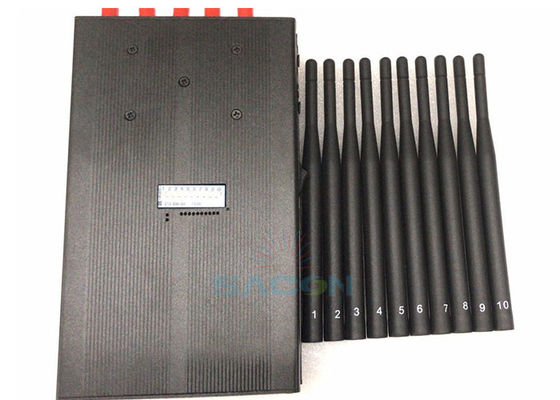 手持ちの5G信号妨害器 10つのアンテナ 15mの範囲と8000mAhのバッテリー