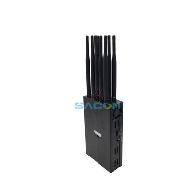 ポータブル信号ブロッカー 8000mAhバッテリー 9.5W出力 マルチバンド 3G GPS WiFi対応