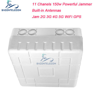 150W 高電力の信号妨害器 50m 範囲の携帯電話ブロック用の11チャンネル
