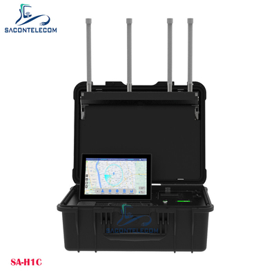 携帯スーツケース UAV ドローン検出器 DJI FPVs WiFi DIY ドローン検出 10kmまでの距離