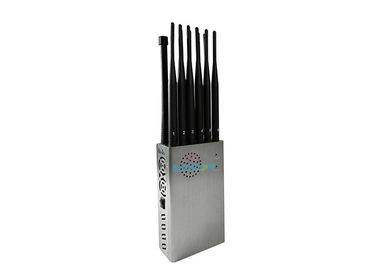 8.4W 12 アンテナ 手持ちの携帯電話信号妨害装置 ブロック 2.4G 5.8G 最大 20m