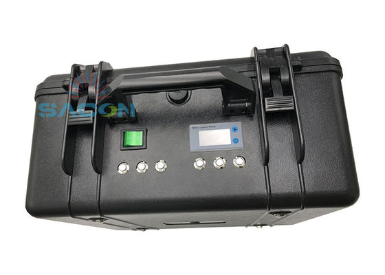 60w GPS 携帯電話信号妨害器 6 アンテナ 組み込み - バッテリーで 2時間稼働
