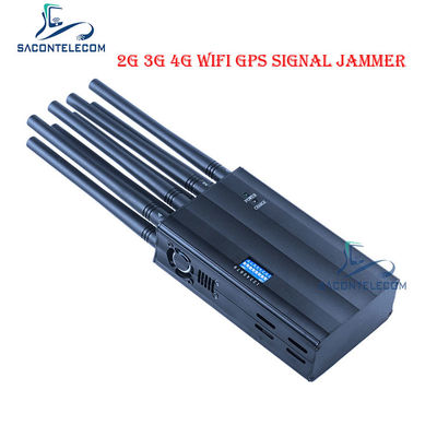 LTE 2600 AC100V ハンドヘルド信号ジャマー 2G 3G 4G GSM DCS WiFi GPSジャマー